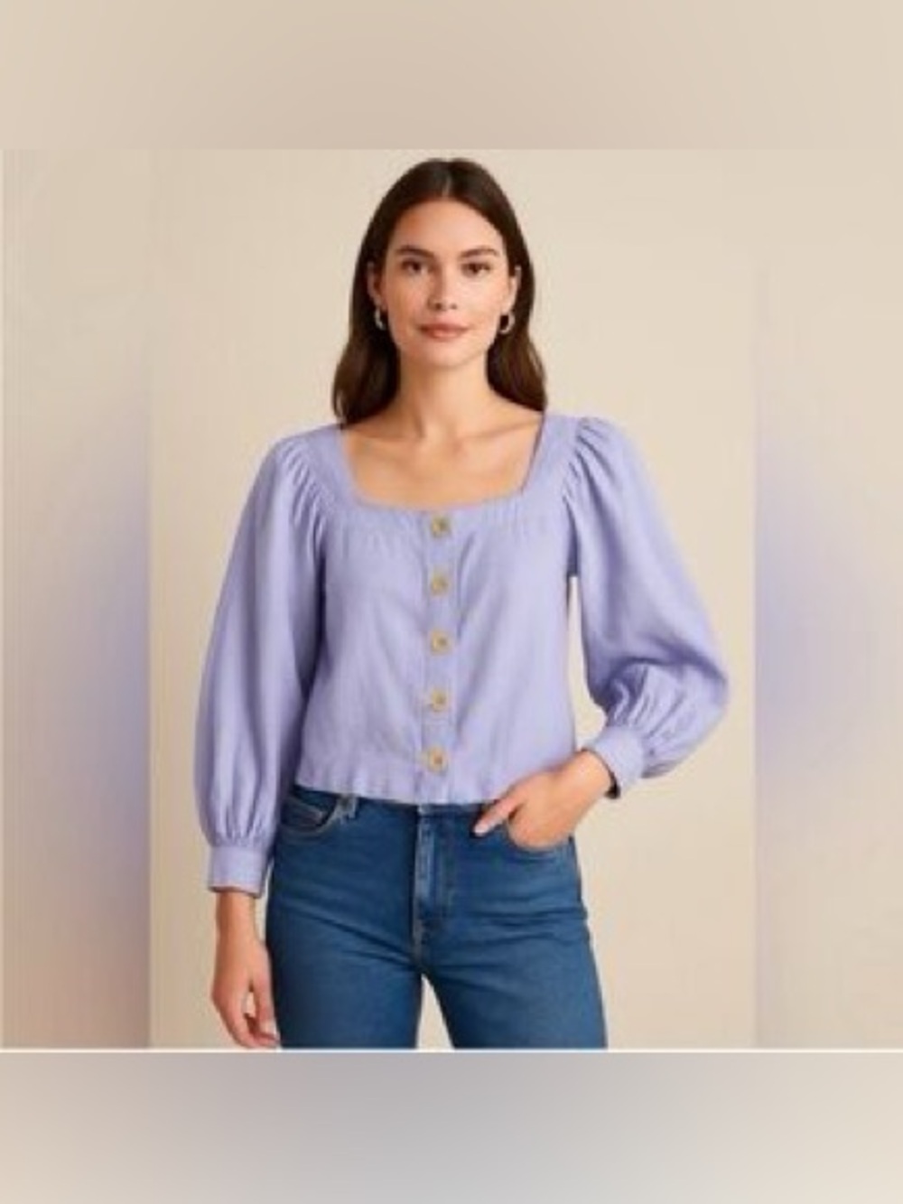 J crew lavender button up (NWT)